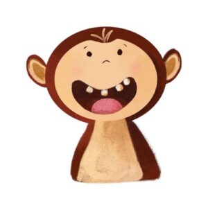 AM1 - BOY MONKEY WITH SPECS