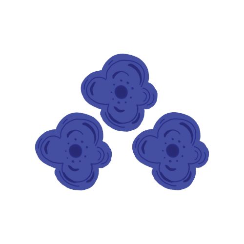 FF4 - SMALL BLUE FLOWERS